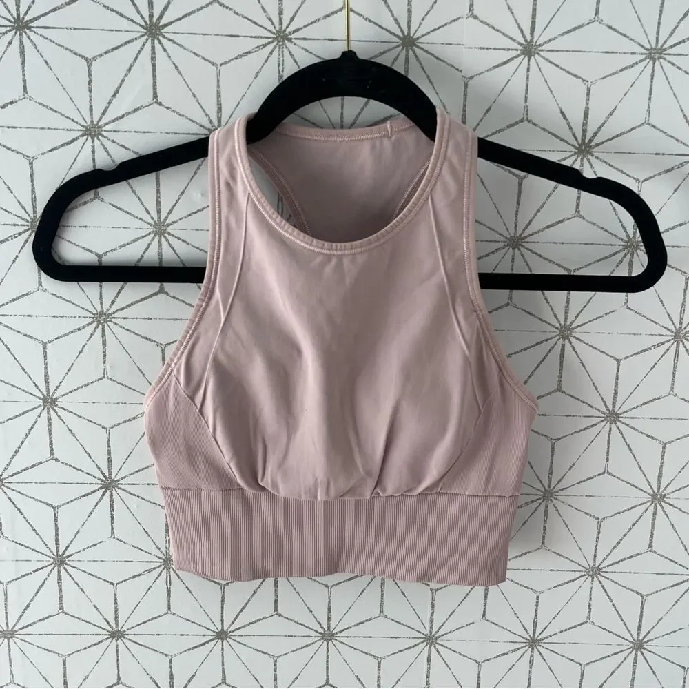 Lululemon Ebb to Train Bra *Medium Support, C/D Cup Porcelain Pink